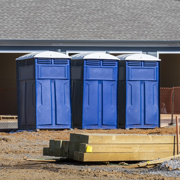 what is the expected delivery and pickup timeframe for the porta potties in Loveland Ohio